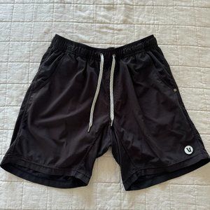 Vuori Men's Kore Shorts in Black - Size Medium, Gently Used